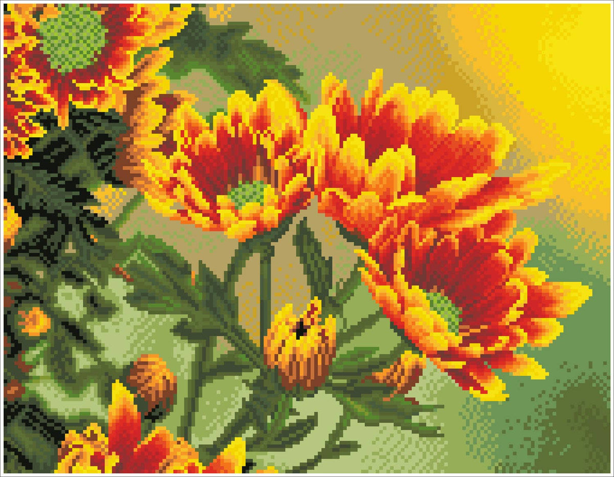 Field Daisies (Framed Square)
