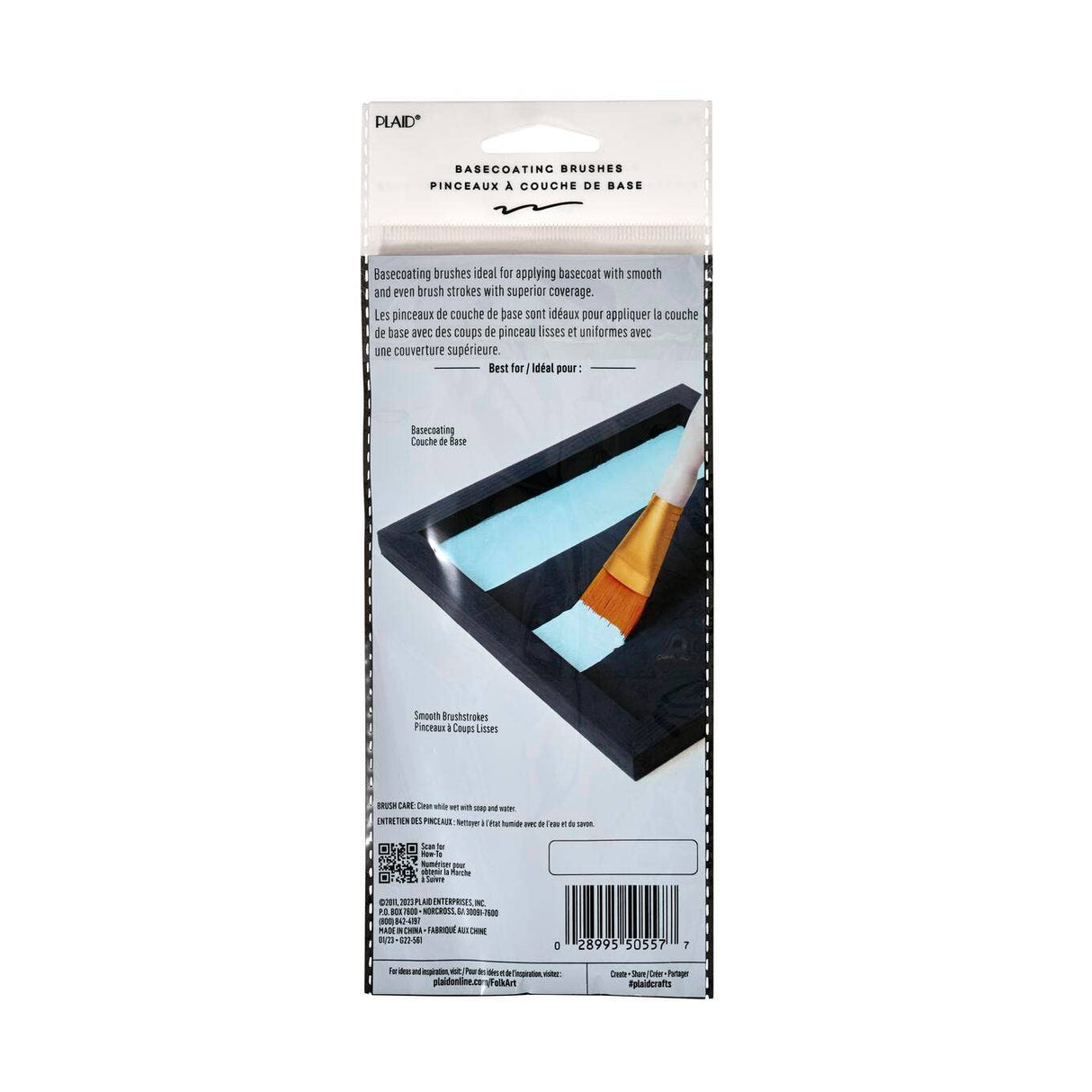 Folkart ® Basecoating Brush Set, 2-Piece
