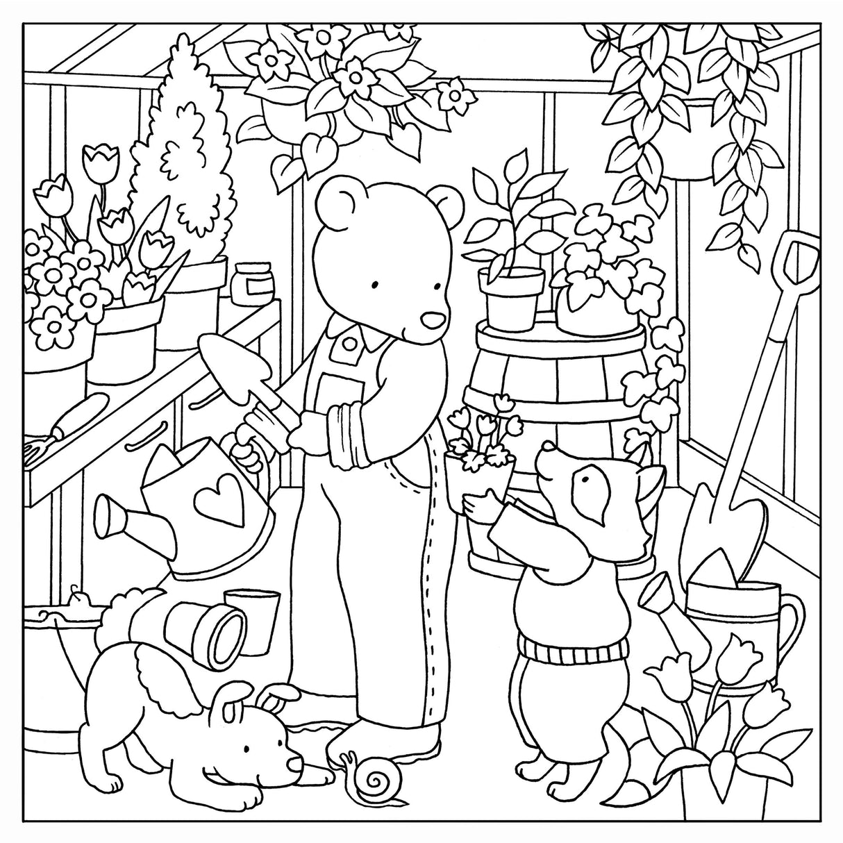 The Best Day Ever: A Cute & Cozy Coloring Book