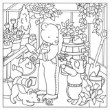 The Best Day Ever: A Cute & Cozy Coloring Book