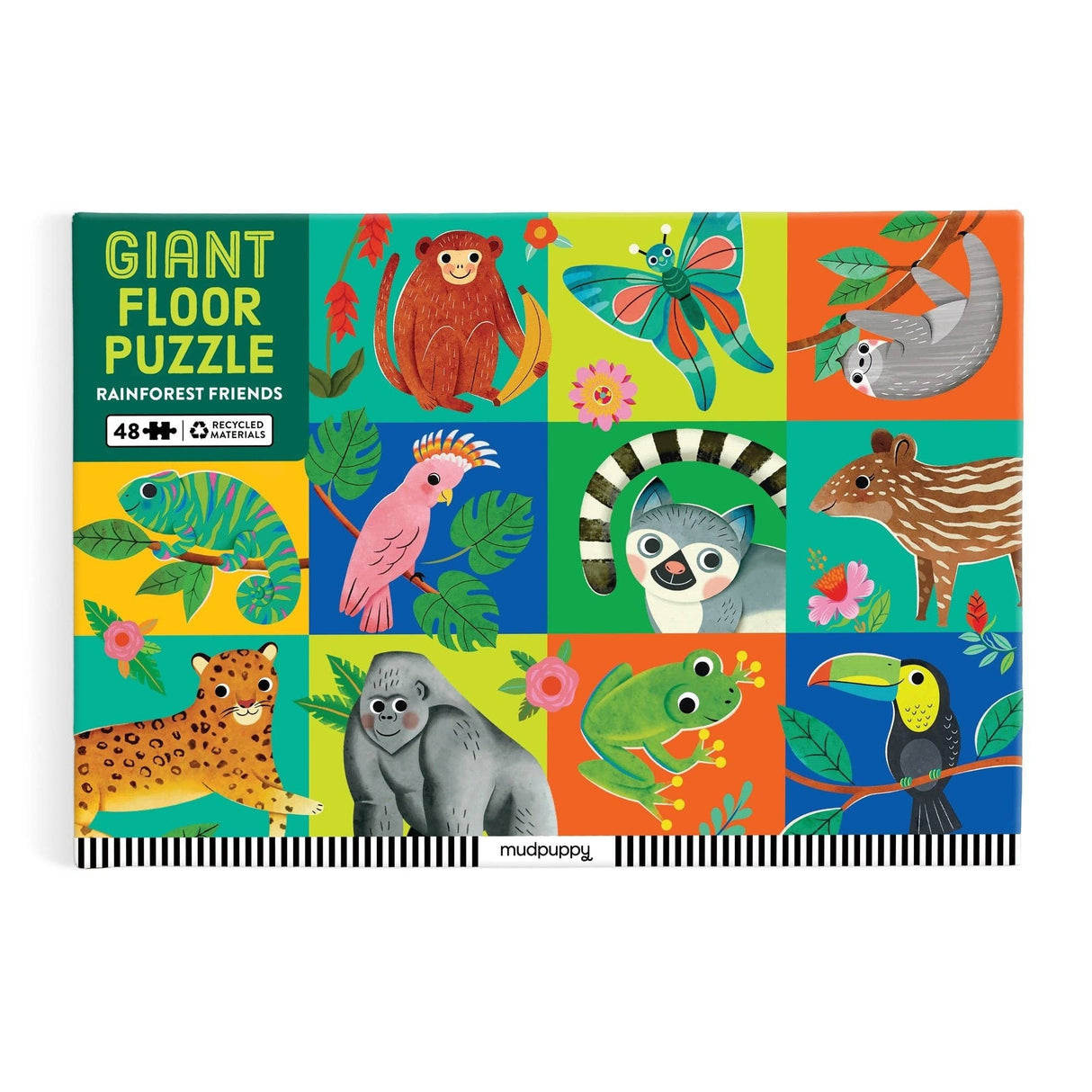 Rainforest Friends 48 Piece Giant Floor Puzzle