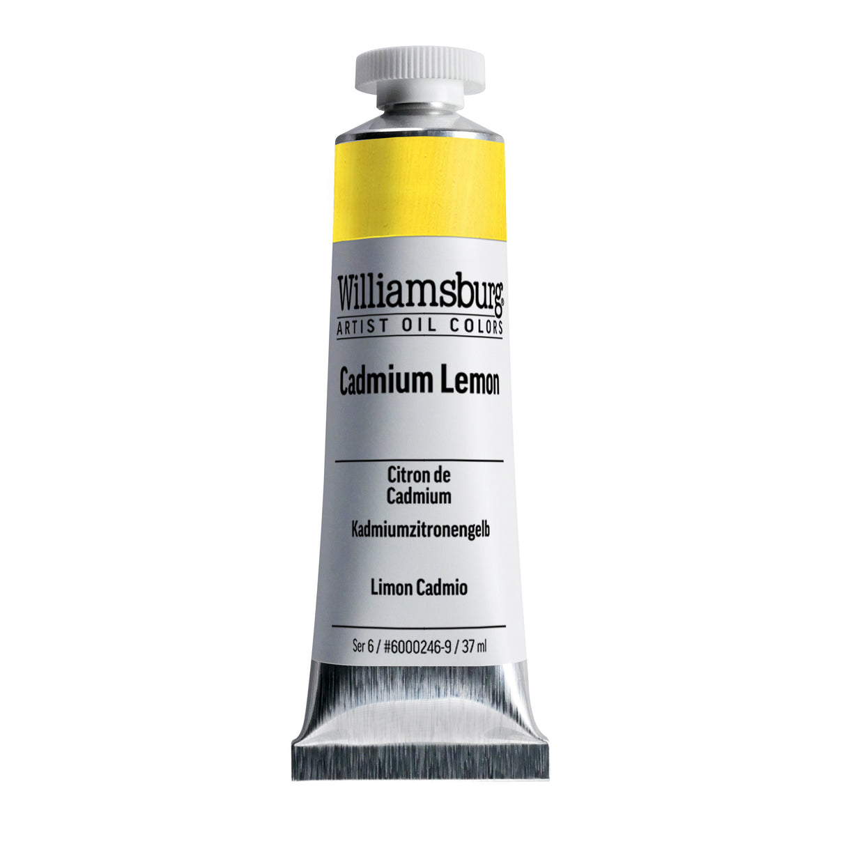 Williamsburg Artist Oil Color, 37ml Tube, Cadmium Lemon
