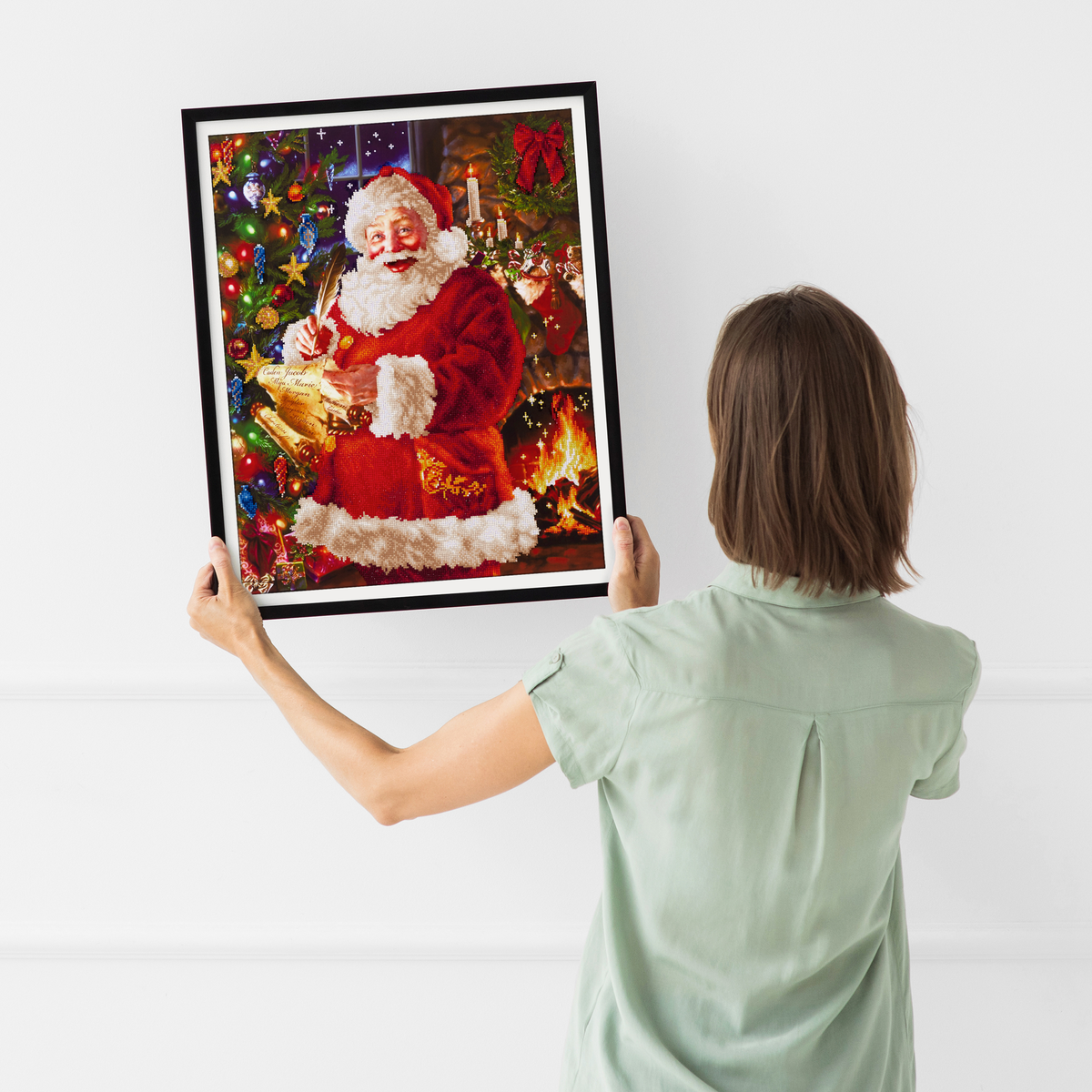 Diamond Dotz Santa's List - 22.4" x 28.4"
