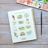 Watercolor workbook, Virginia Themed Watercoloring book