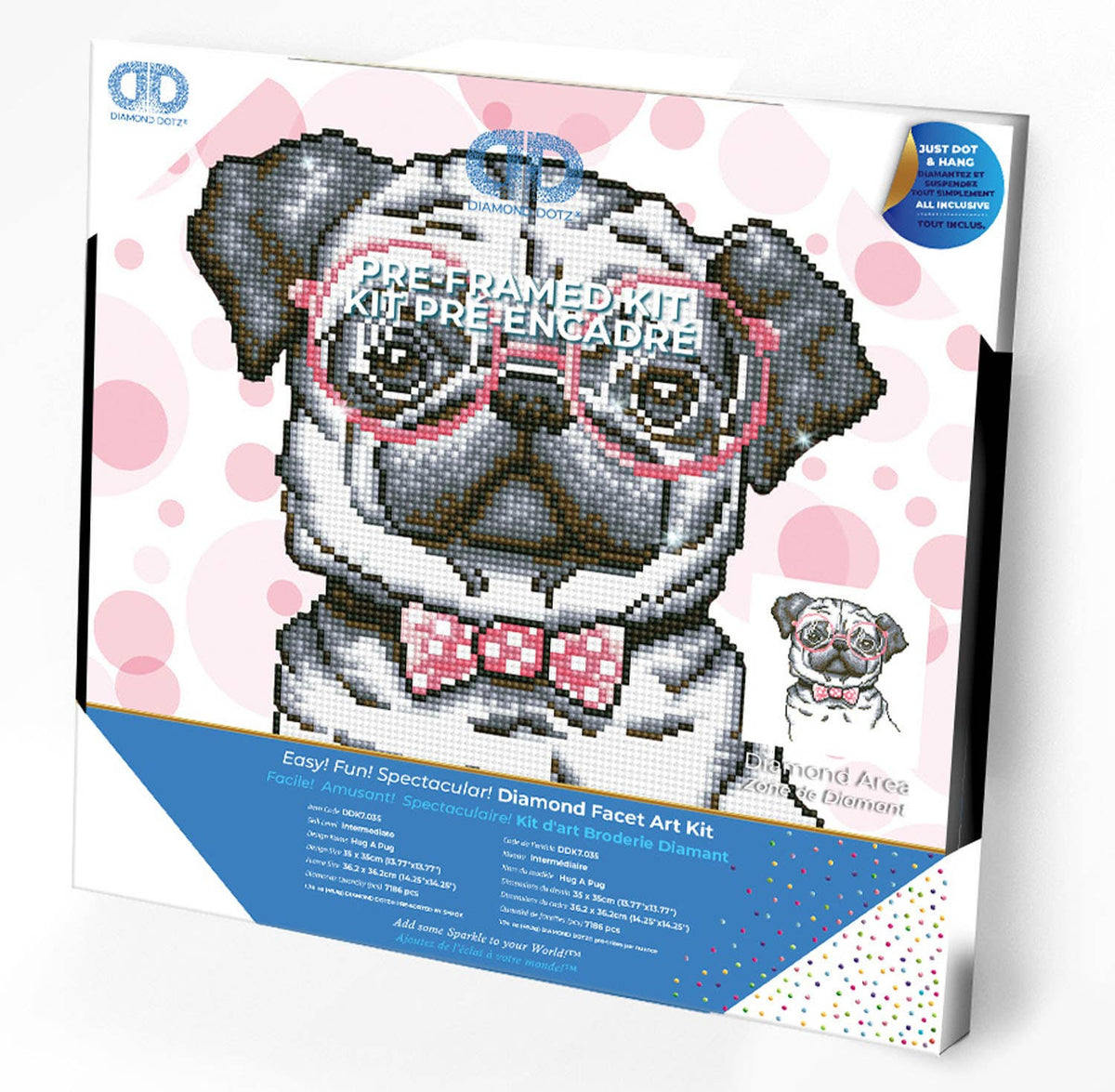 Hug a Pug (Framed)
