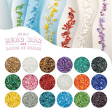Czech Seed Bead 50g Purple Assorted Mix