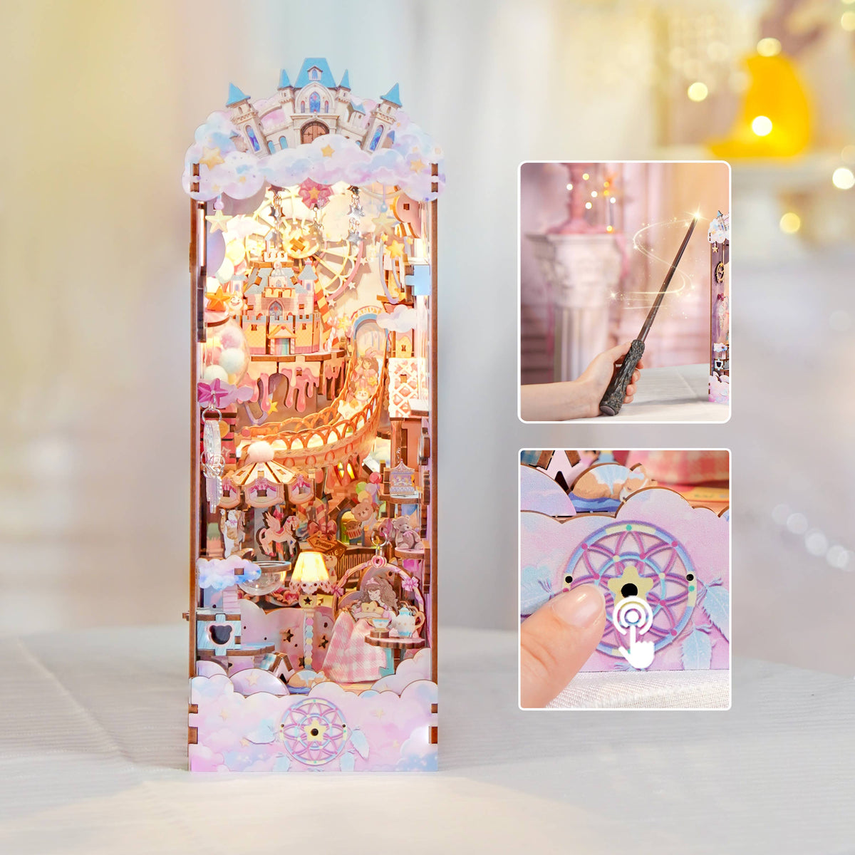 DIY Book Nook Kit: Sweet Dream w/ Dust Cover