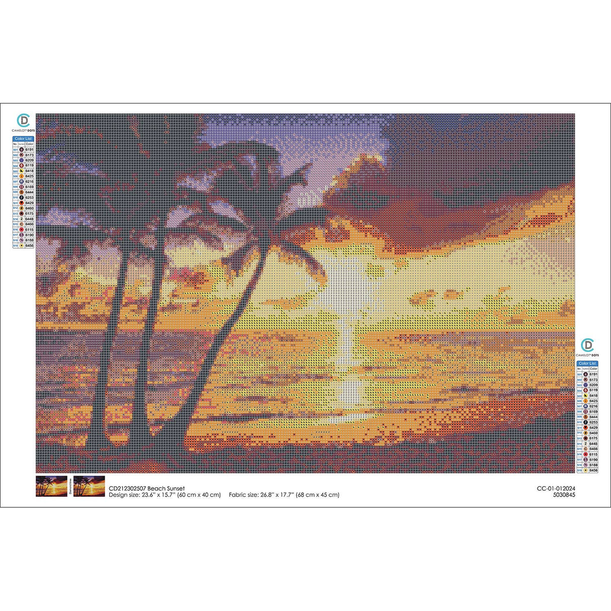 Beach Sunset Diamond Painting Kit