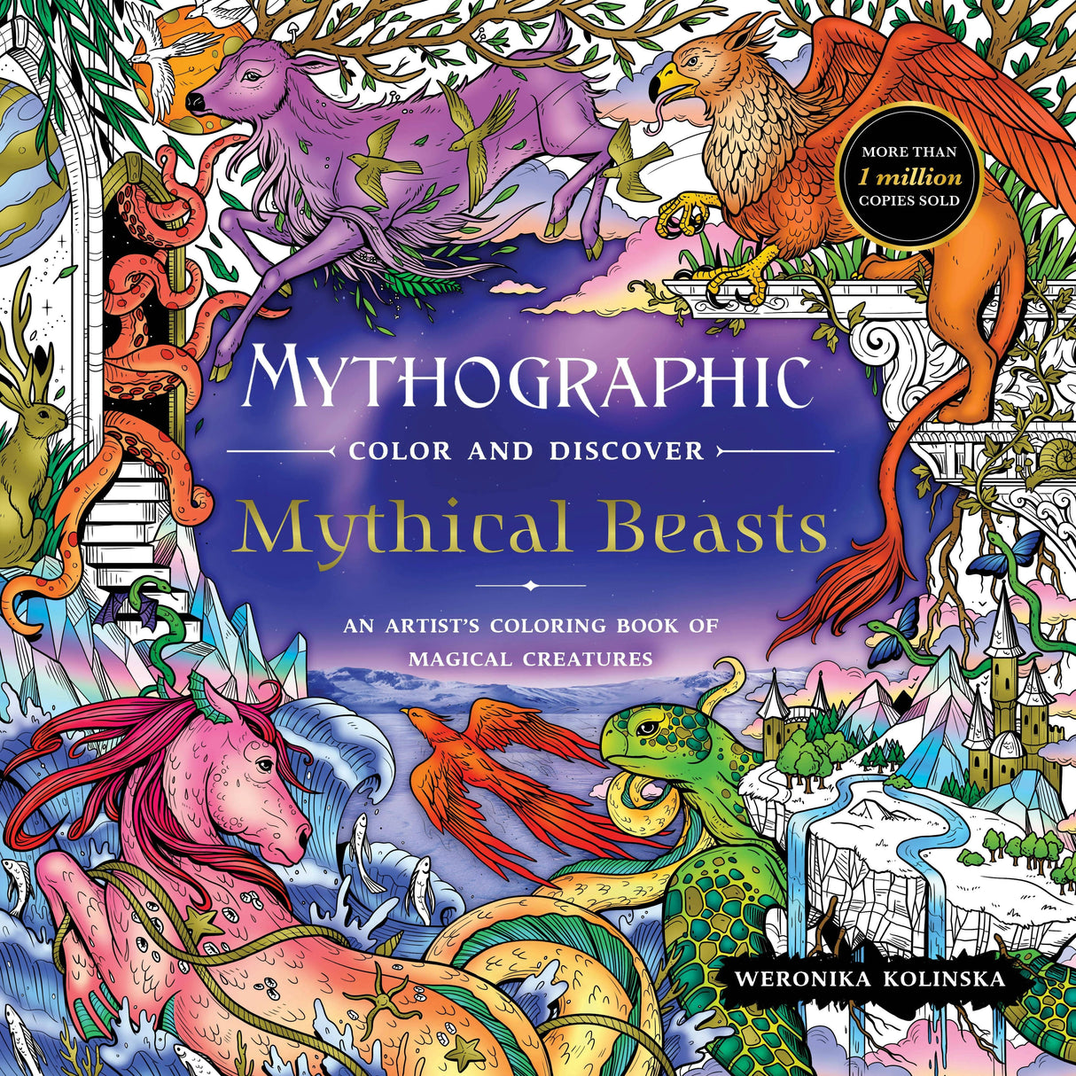 Mythographic: Magical Creatures Artist’S Coloring Book