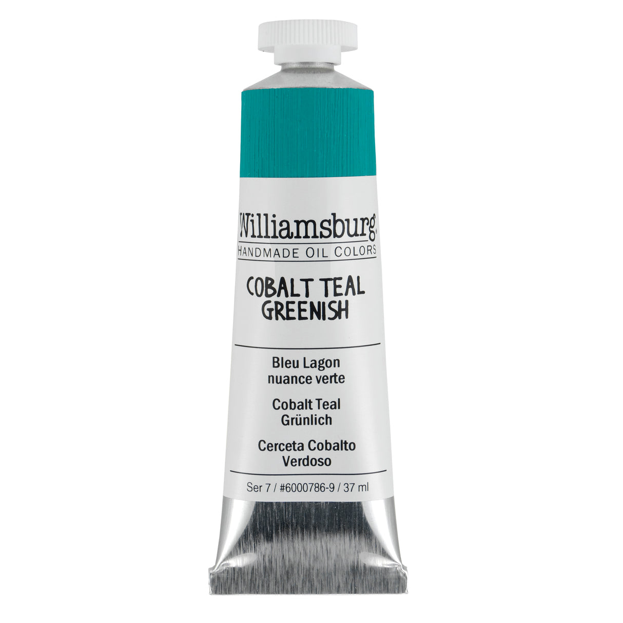 Williamsburg Artist Oil Color, 37ml Tube, Cobalt Teal Greenish
