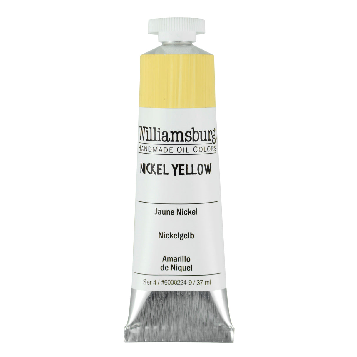 Williamsburg Artist Oil Color, 37ml Tube, Nickel Yellow