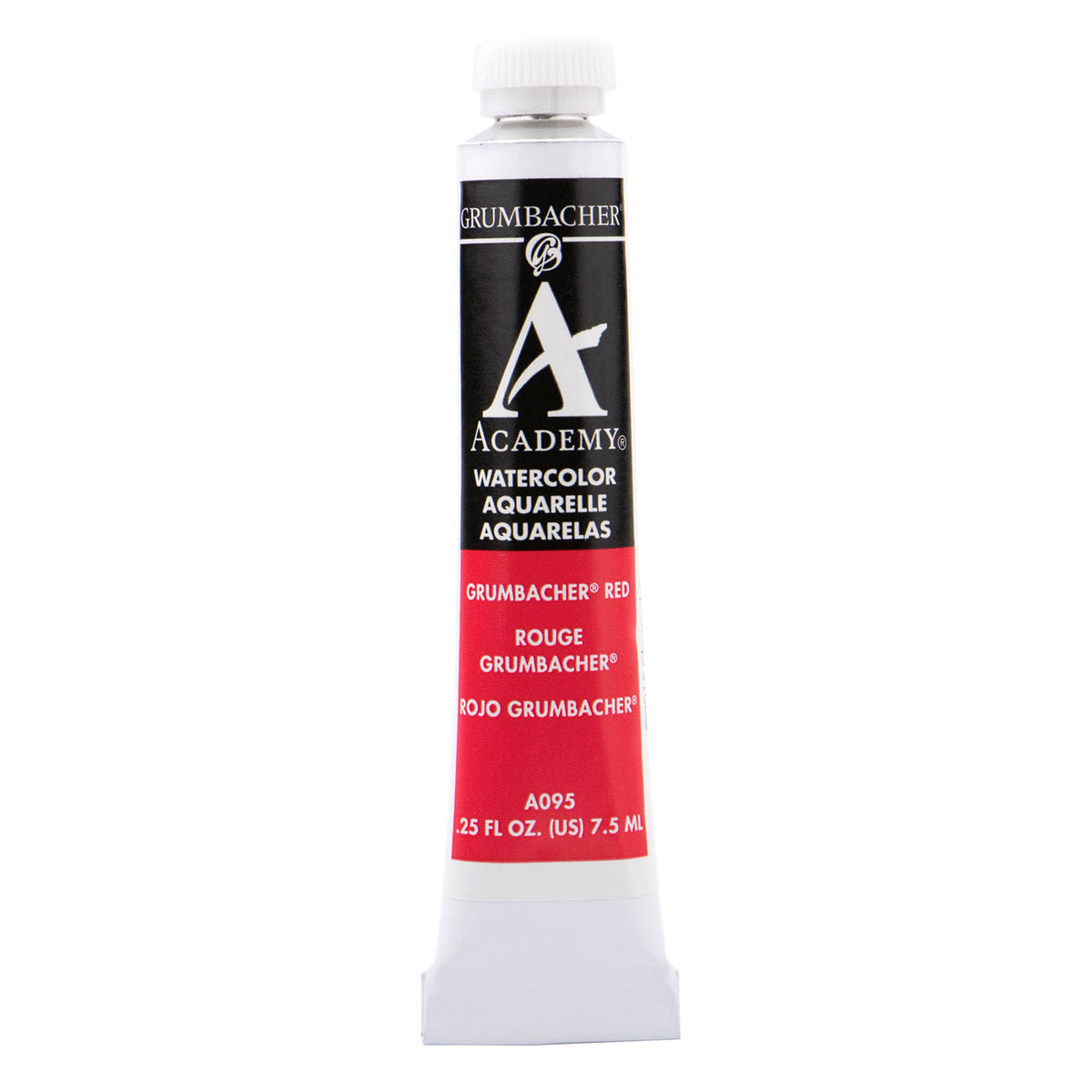 Grumbacher Academy Watercolor, 7.5ml Tube, Grumbacher Red