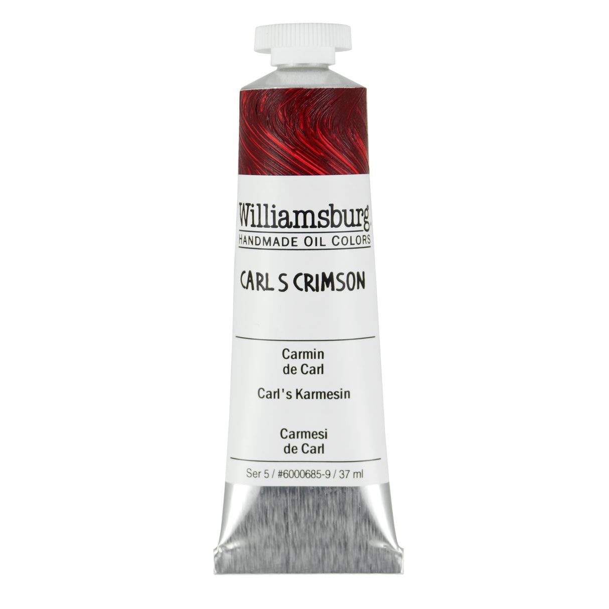 Williamsburg Artist Oil Color, 37ml Tube, Carl's Crimson (Permanent)