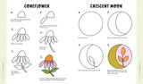KindKids Let's Draw Nature: 100 Simple Drawing Lessons