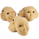 Paper Mache Mask – Blank Face for Creativity and Expression