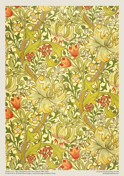 William Morris Gallery: Golden Lily 1000 Piece Jigsaw Puzzle