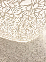 Embossed Swirled  Leaves Mulberry Paper
