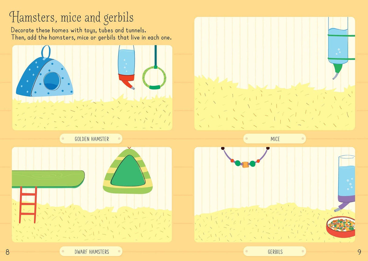Little First Stickers Pets : Usborne