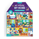 My House, My Home 100 Piece House-Shaped Puzzle