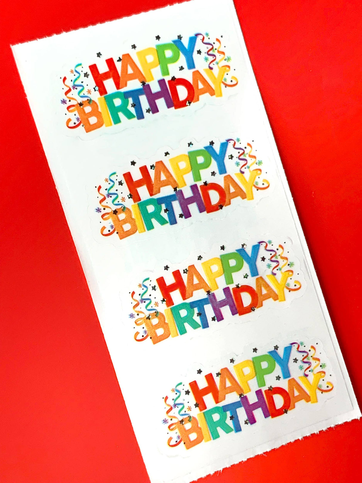 Decorative Stickers - Happy Birthday