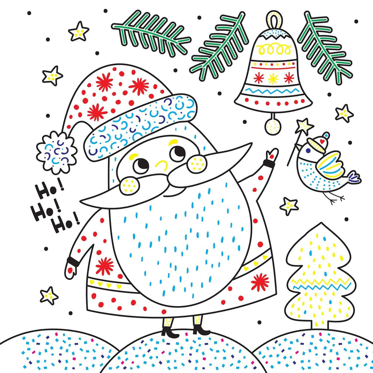 Easy and Fun Paint Magic with Water: Christmas