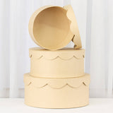 Premade Paper Mache Round Cake Box Large