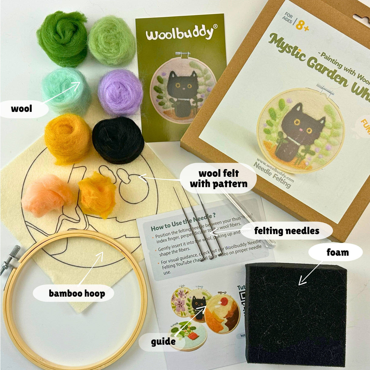 Painting with Wool - Mystic Garden Whiskers