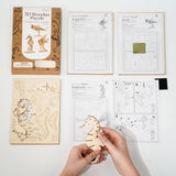 3D Laser Cut Wooden Puzzle Bundle Pack: Sea Animals