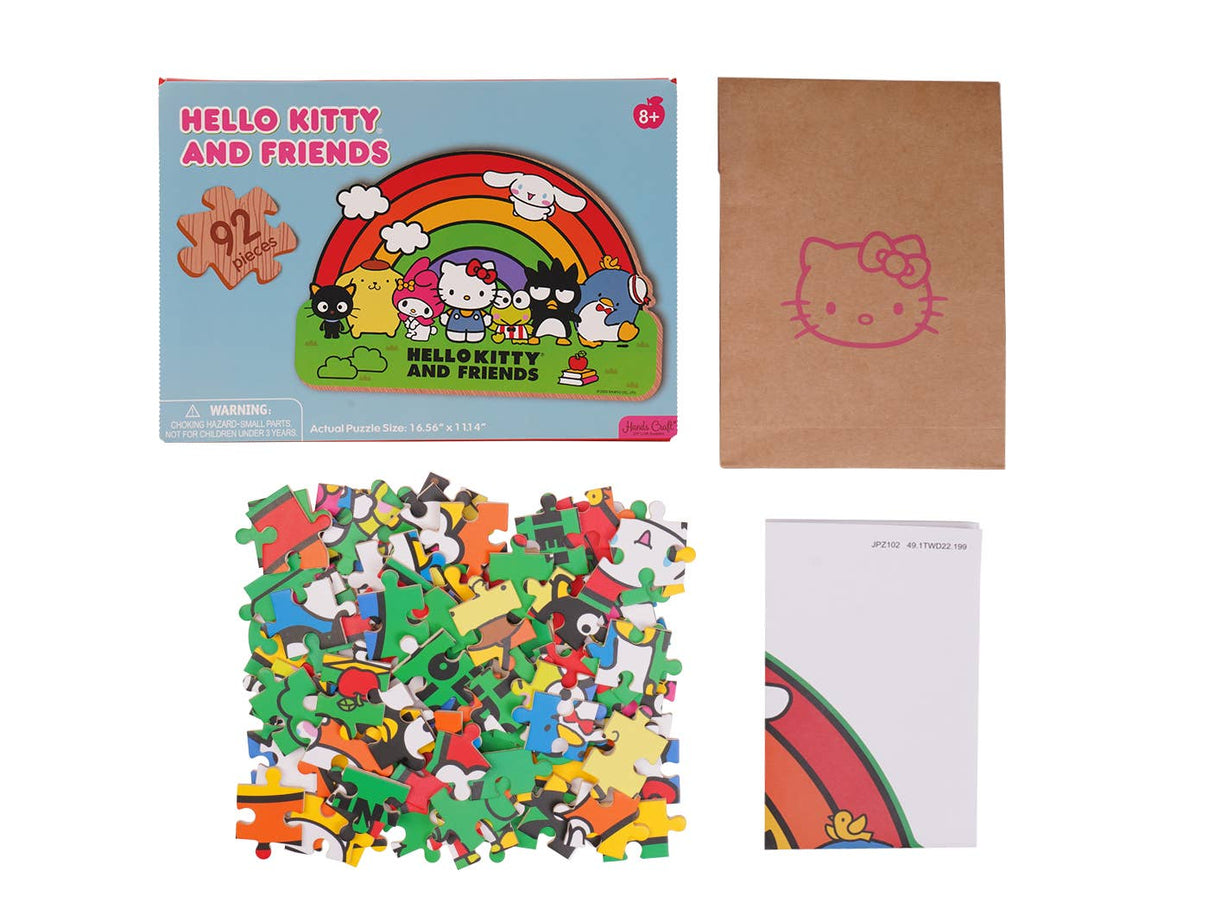 Hello Kitty® And Friends Wooden Jigsaw Puzzle: Rainbow