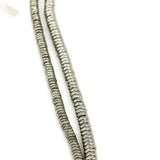 Silver Ethiopian Heishi Bead Strand