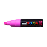 POSCA Paint Marker, PC-8K Broad Chisel, Fluorescent Pink