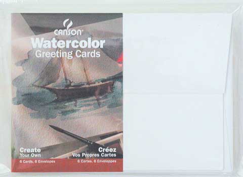 Montval Watercolor Cards & Postcards, Postcards 6 pack 5" x 7"