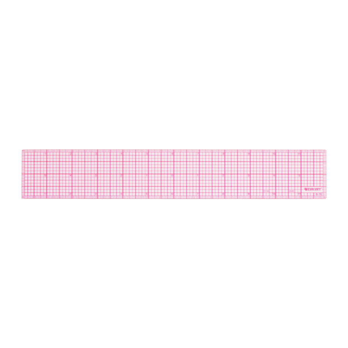 C-Thru Graph Beveled Edge Ruler, 2 in x 12 in