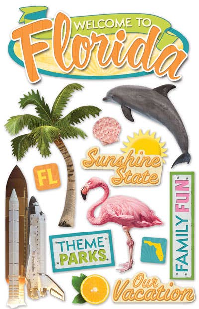 Florida Dimensional Sticker