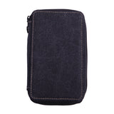 Global Art Canvas Pencil Case, 48-Pencil Capacity, Black