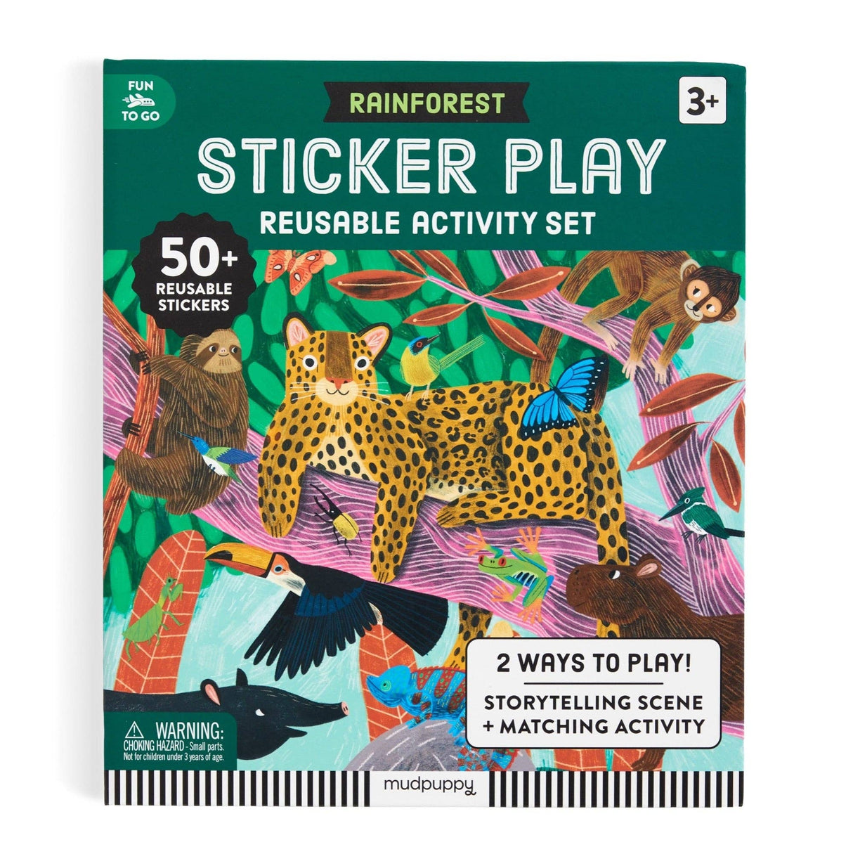 Rainforest Sticker Play Reusable Activity Set