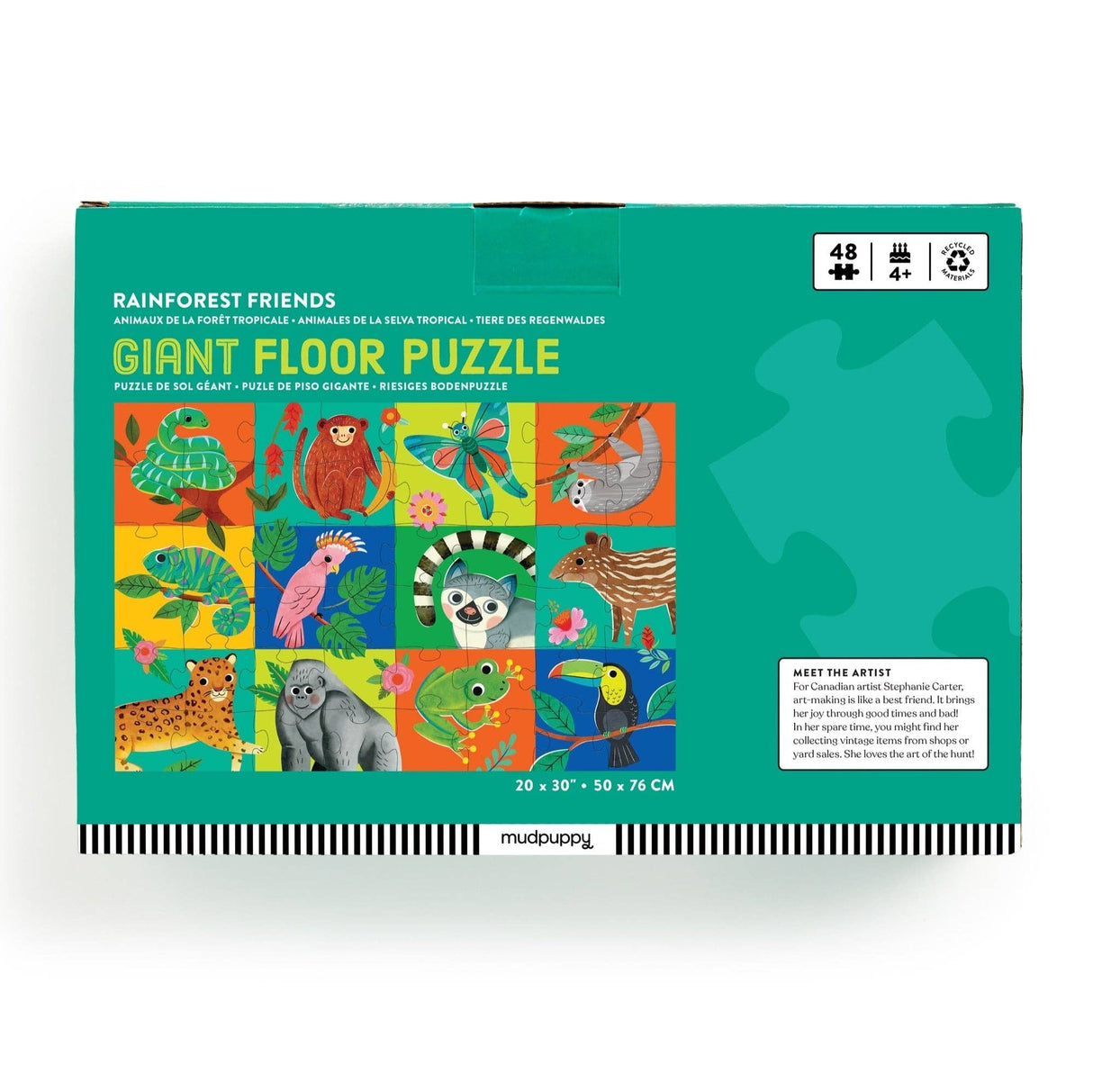 Rainforest Friends 48 Piece Giant Floor Puzzle