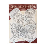 Moths - Bug Hand Embroidery - Peel Stick & Stitch Patterns