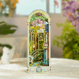 DIY Book Nook Kit: Giverny Garden w/ Dust Cover