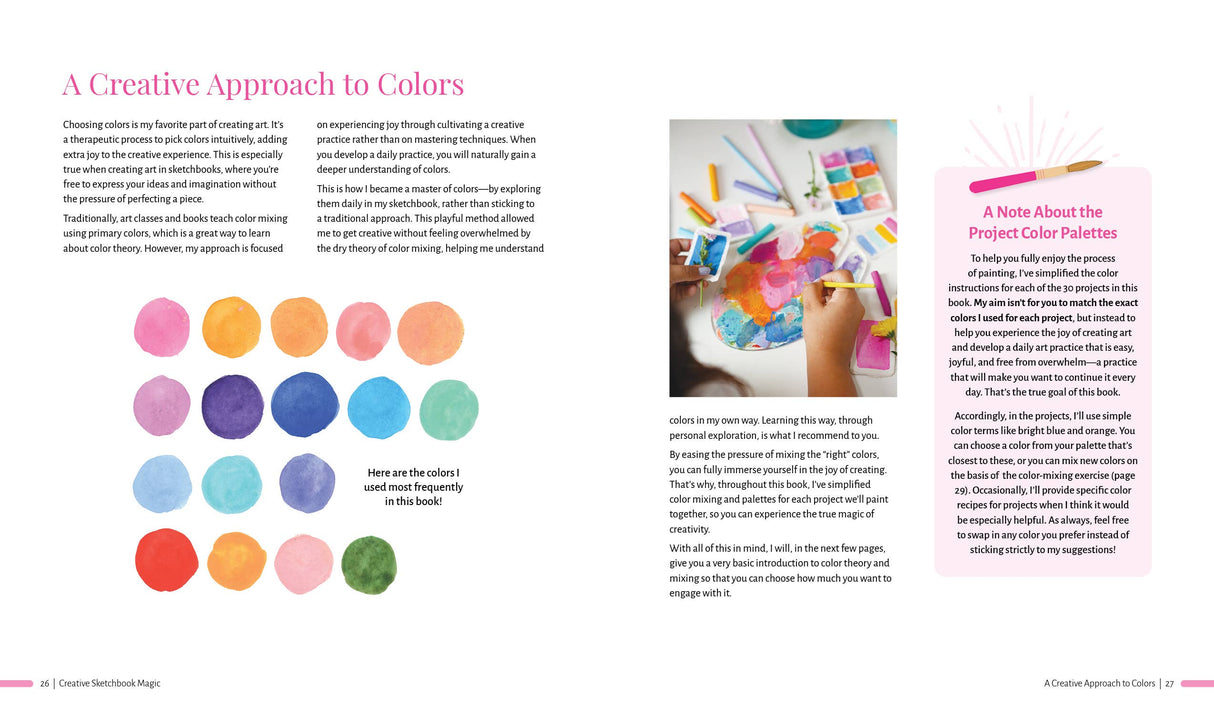 Creative Sketchbook Magic: 30 Easy & Joyful Lessons