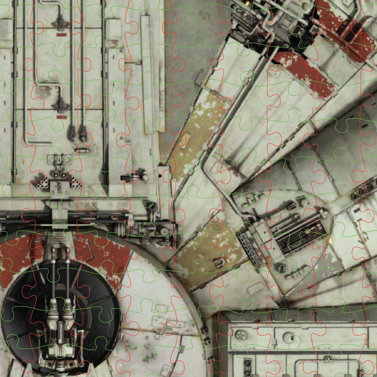 Star Wars Millennium Falcon Jigsaw Puzzle and Trivia