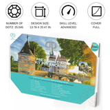 Diamond Dotz River Castle Pre-Framed Kit - 20.5" x 13.8"