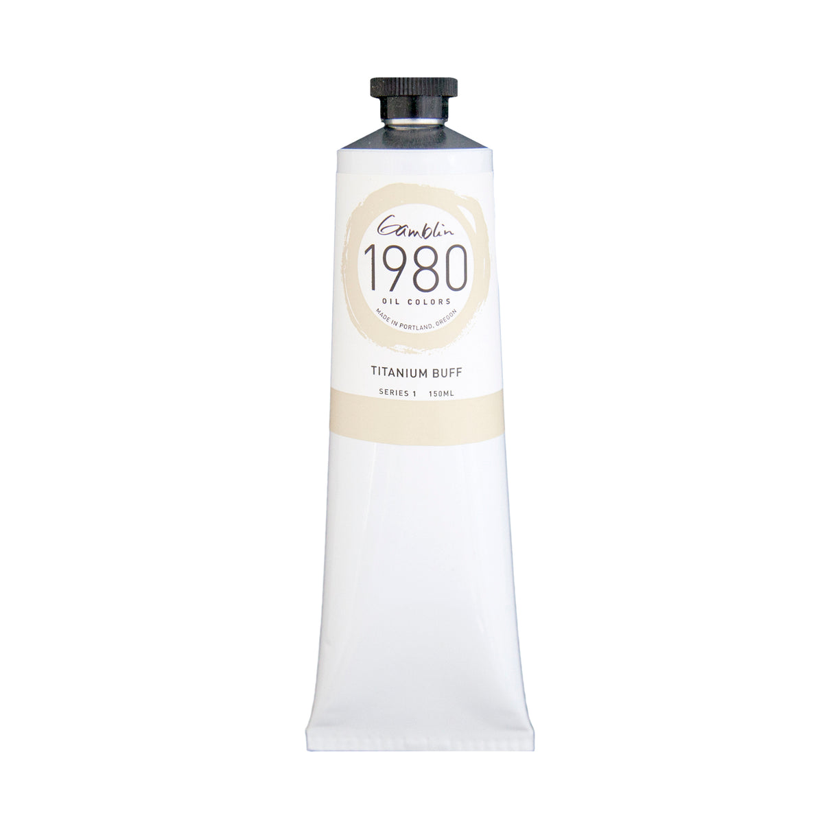 Gamblin 1980 Oil Color, 150ml, Titanium Buff