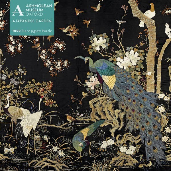 Ashmolean Museum: Embroidered Peacock 1000 Piece Jigsaw