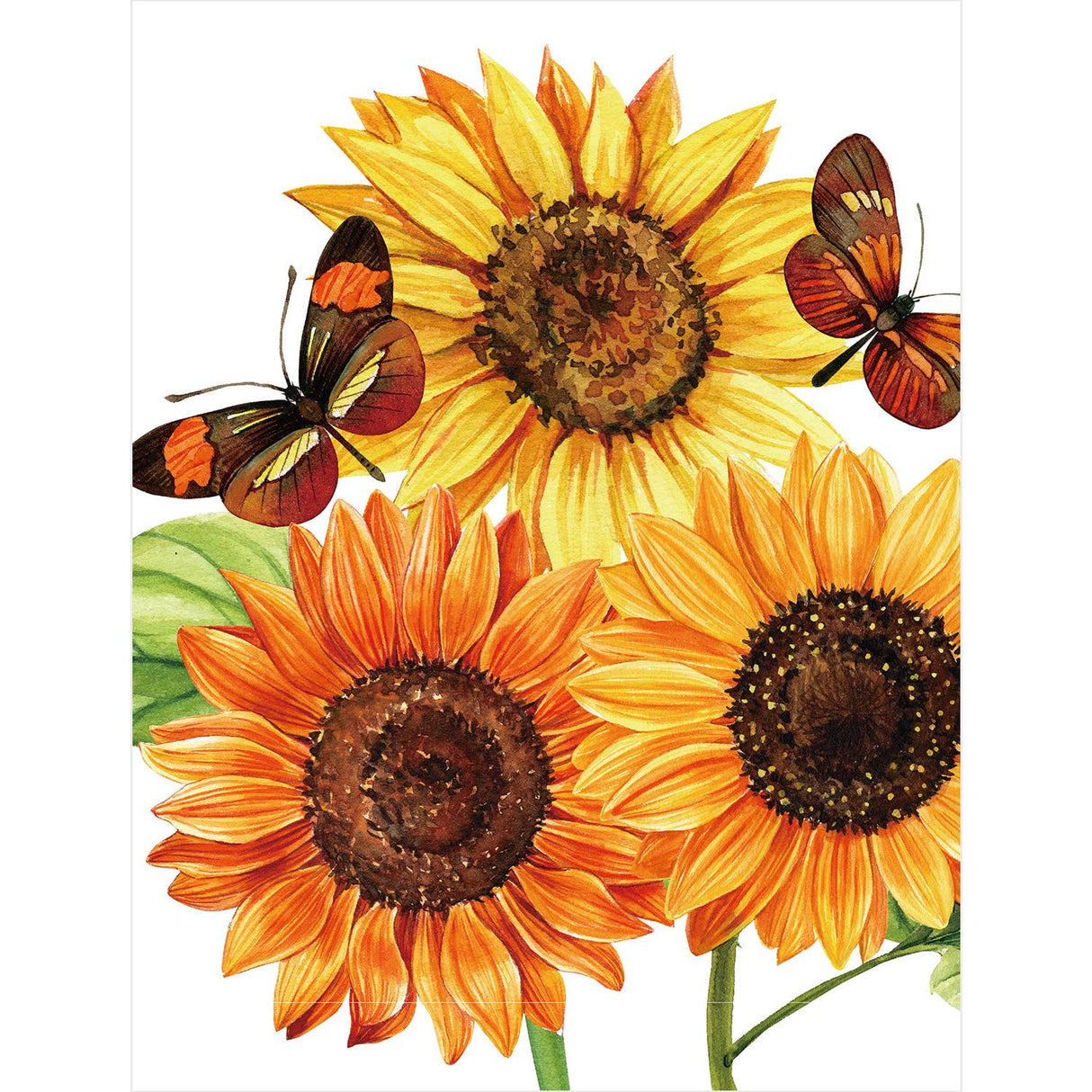 Sunflowers and Butterflies Diamond Painting Kit