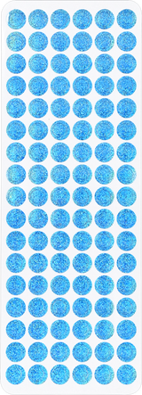 Color Foil Dots Sticker Set