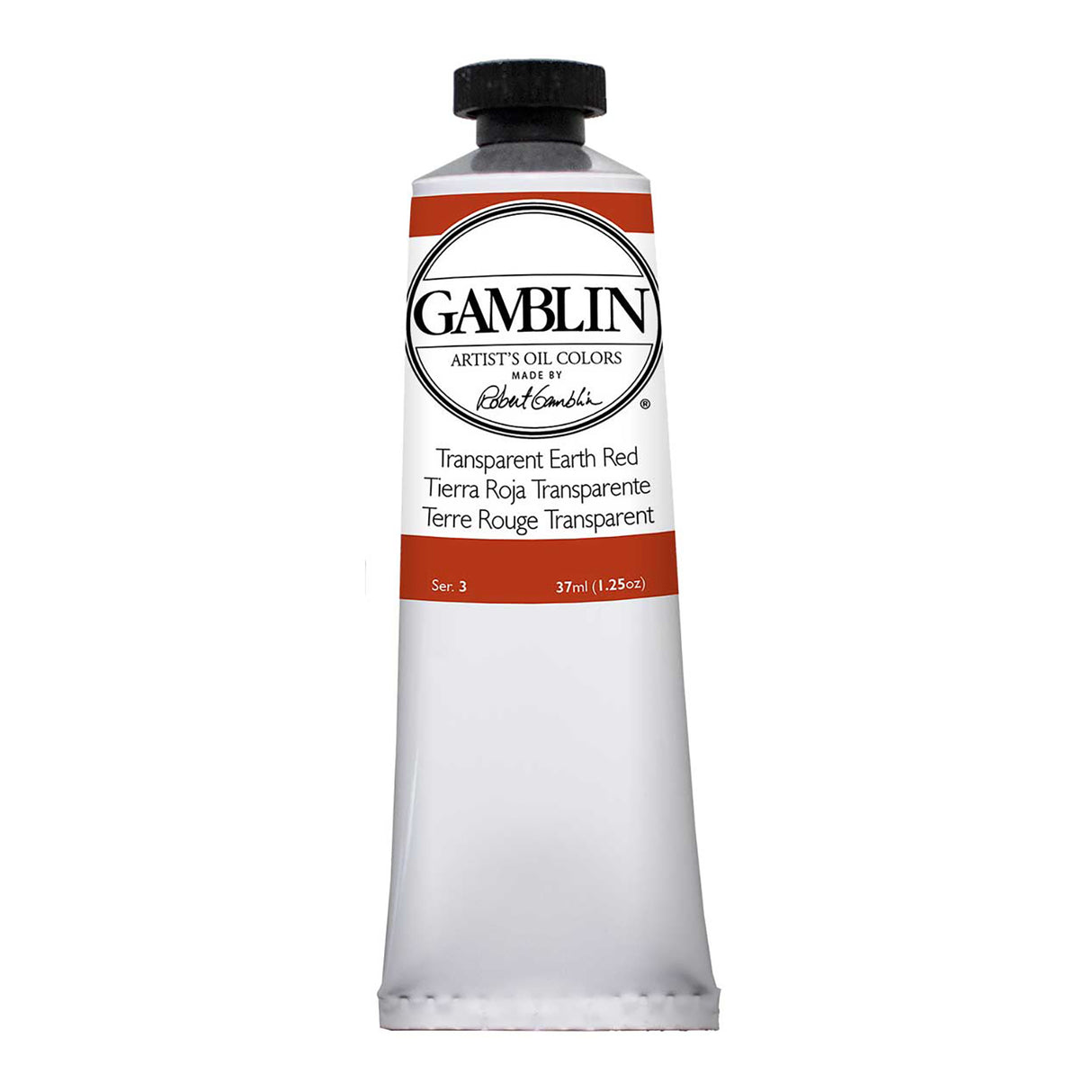 Gamblin Artist Grade Oil Color, 37ml, Transparent Earth Red
