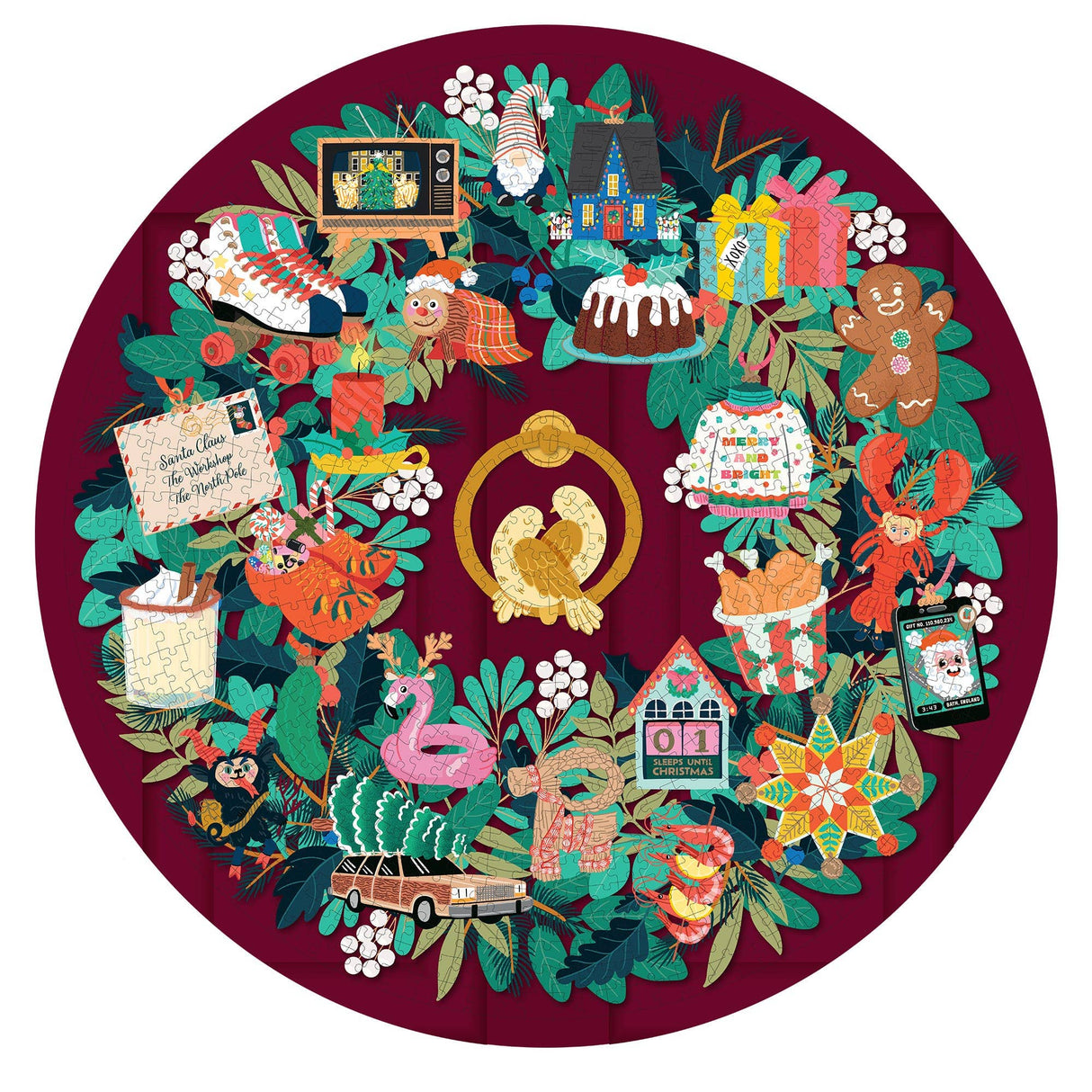 Christmas Celebrations 1000-piece Jigsaw Puzzle