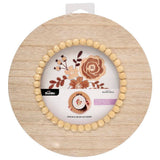 Bucilla® Wood Embroidery Hoop Frame -  6” Beaded Circle