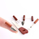 Dollhouse Miniature Tool Set (Pack  of 6)